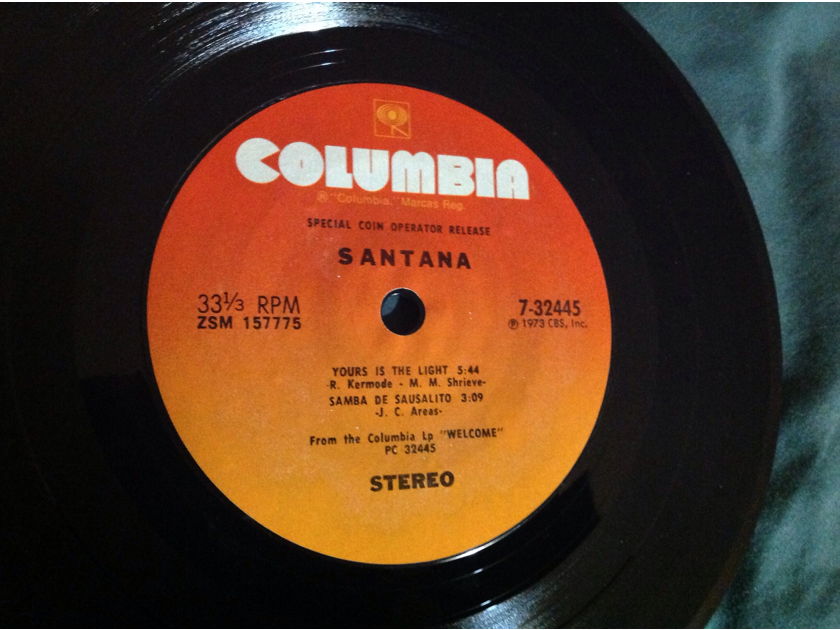 Santana - Welcome  Columbia Records Playback Jukebox  EP NM