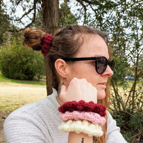 Scrunchies for hair