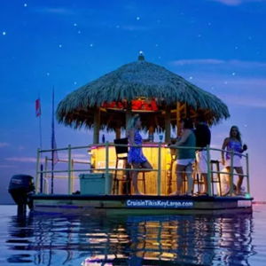 Bride & Groom Tiki Cruise Key Largo
