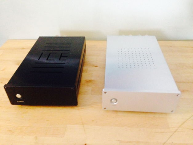 Iceamps (Ghent) 50ASX2 and 250ASX2 stereo icepower amps...