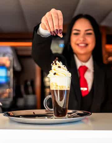 Savor a welcome drink