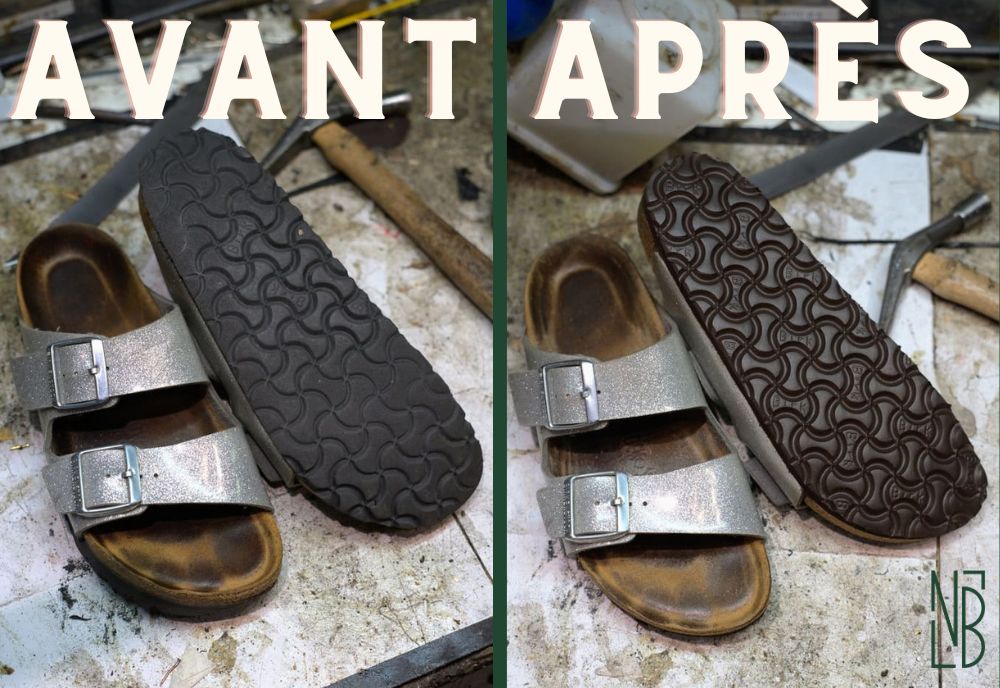 Réparation Ressemelage Sandales Birkenstock Cordonnier Paris Norbert Bottier