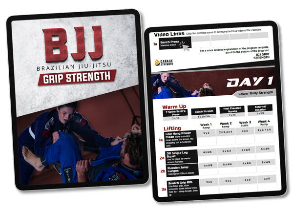 Brazilian Jiu-Jitsu (BJJ) Grip Strength Program – Garage Strength