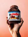 jar of nutella raised