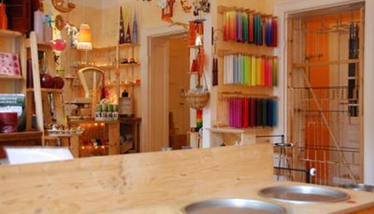 lichterglanz fässer und kerzen