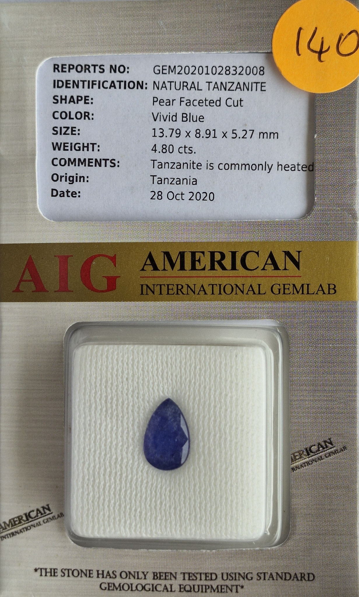 Tanzanite (Zoisite) Loose Gemstone