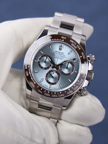 Rolex Daytona Ice Blue Dial Index Numerals