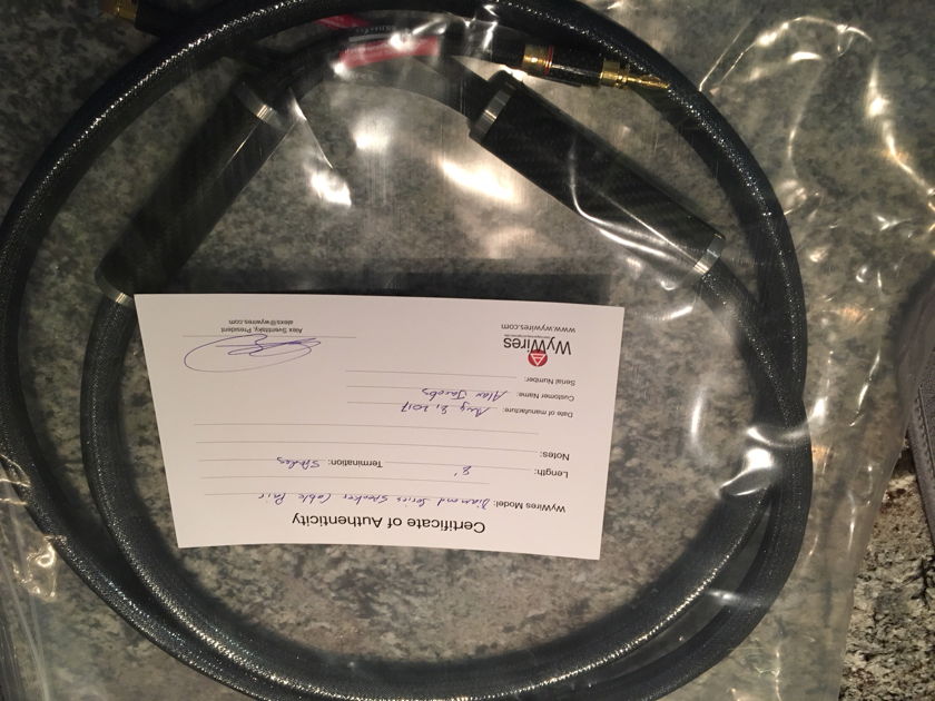 WyWires, LLC Diamond Speaker Cable New 8' long - less than half price!