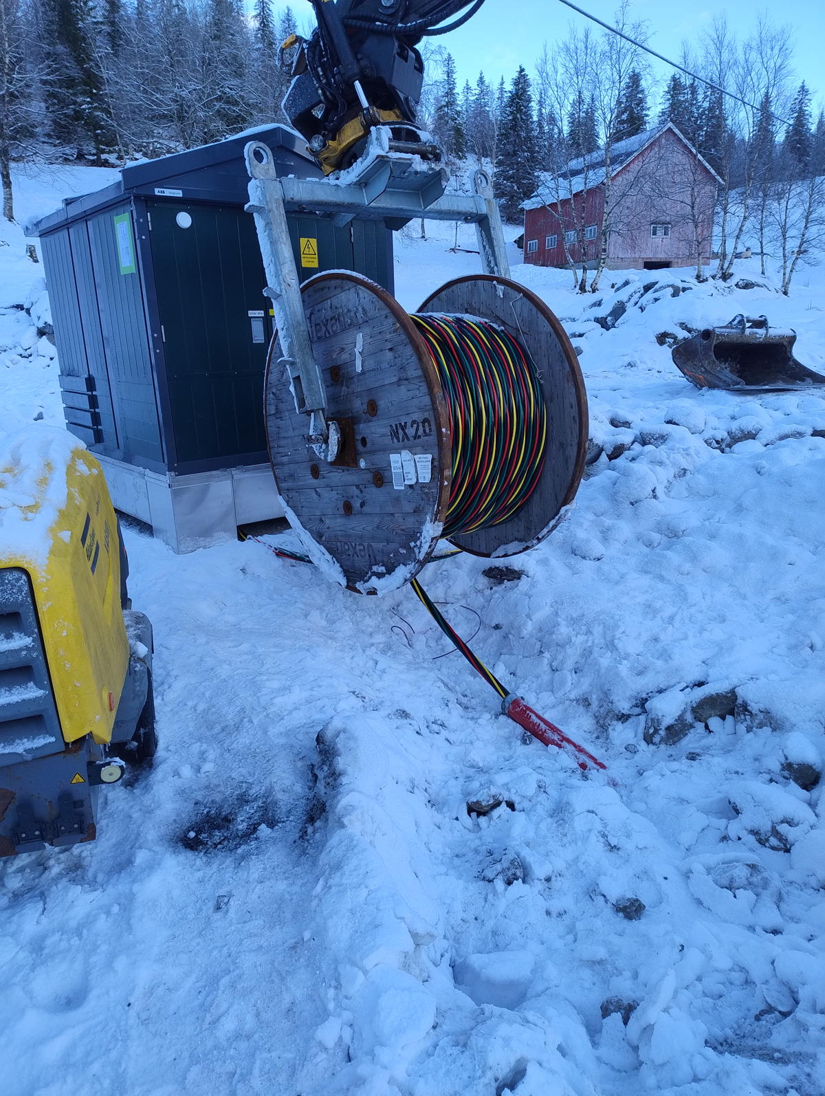 Forsterkning av lavspent etter flytting av nettstasjon