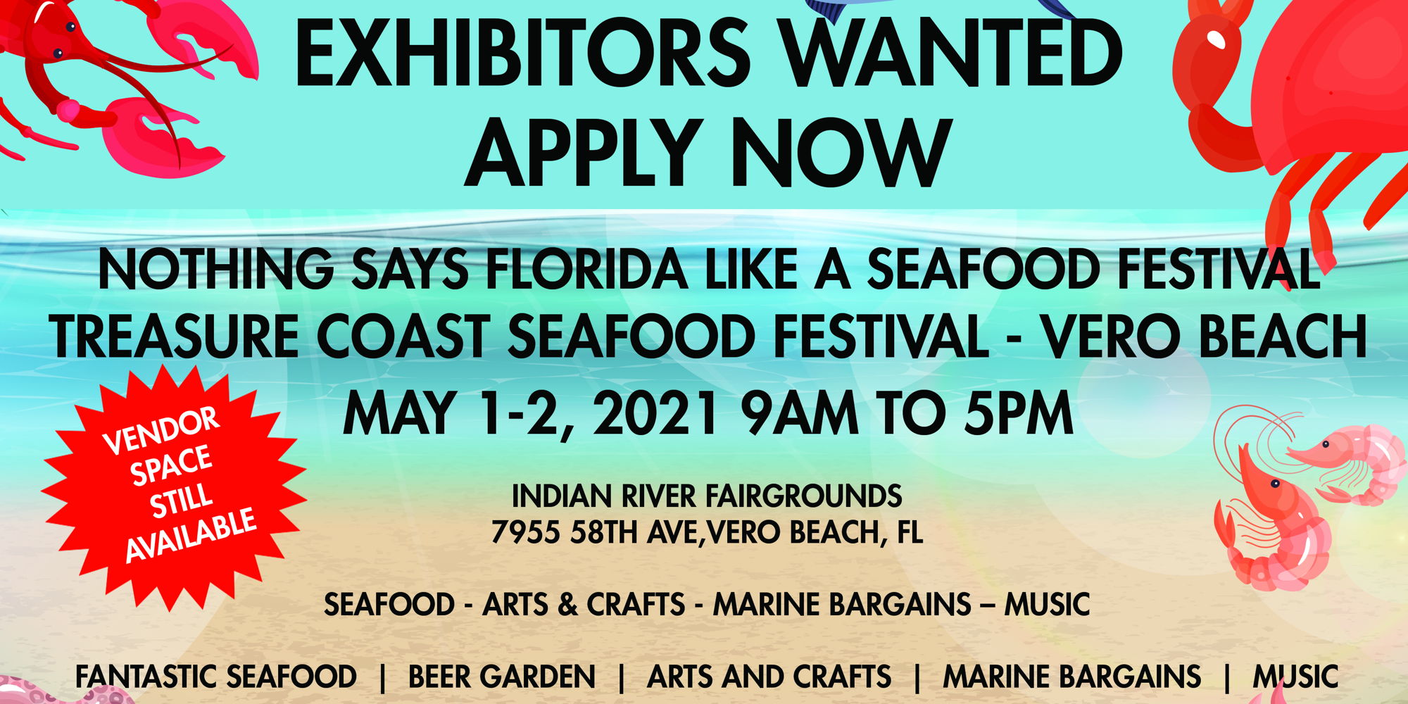 Treasure Coast Seafood Festival promotional image