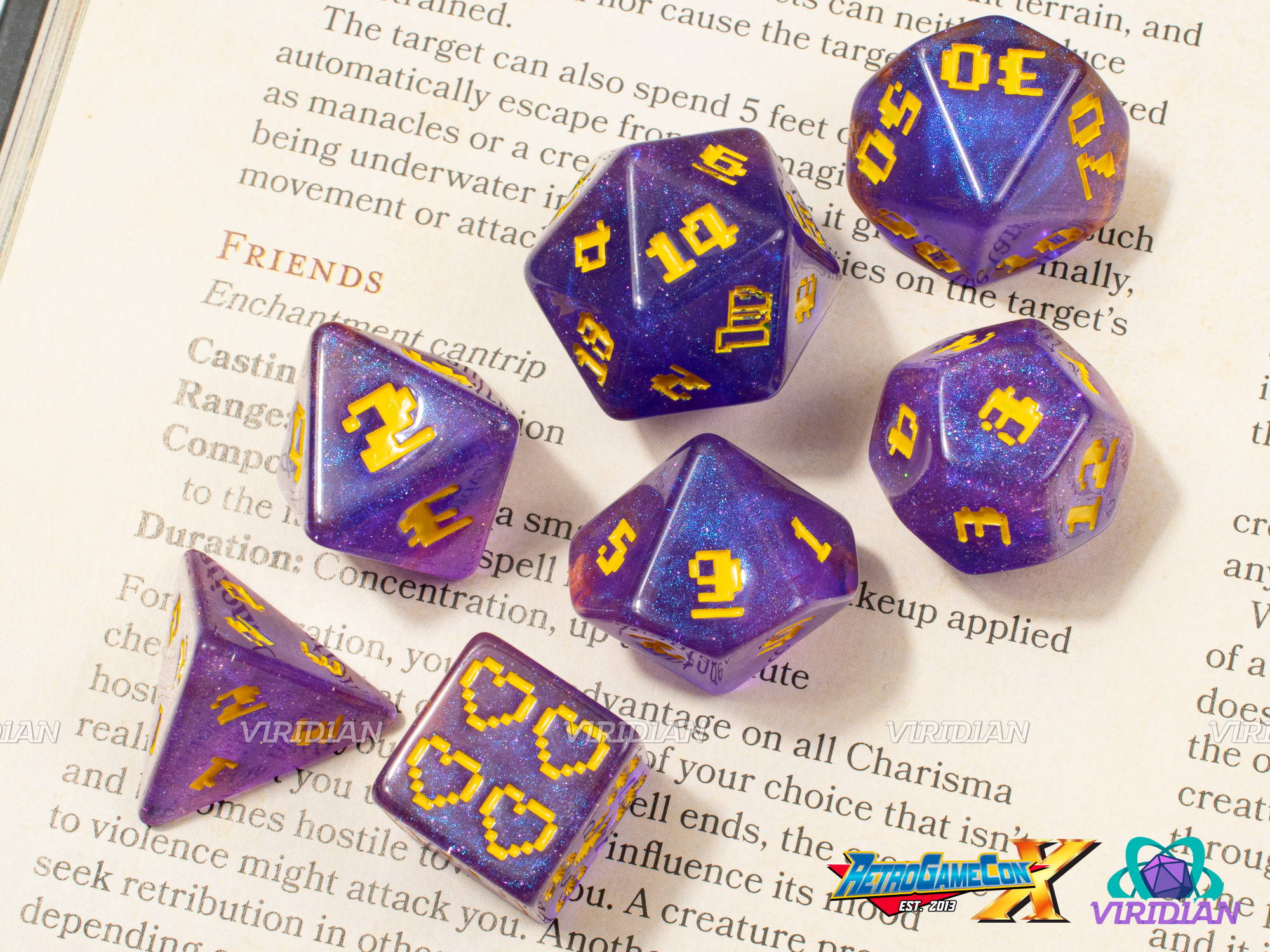 RetroBoy Video Game Themed Dice Set