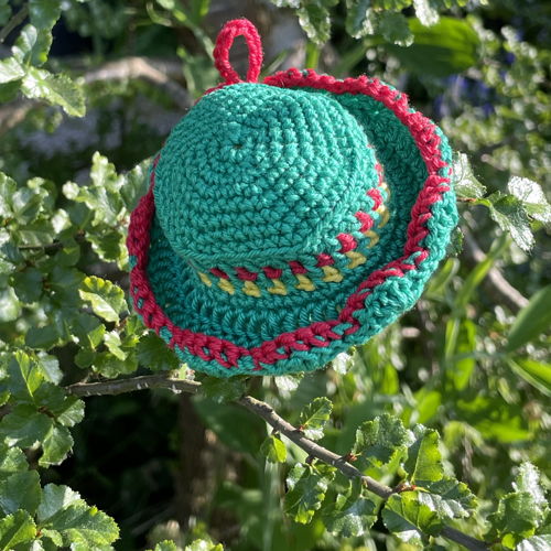 Padrão: Chapéu de verão de crochê Diny.