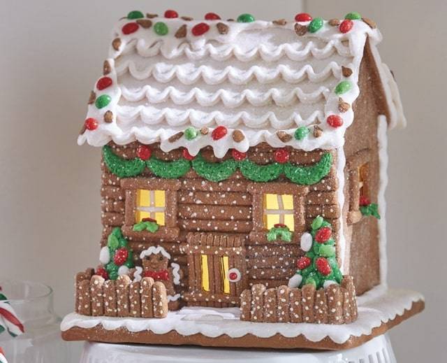 raz imports clay gingerbread house Christmas decor