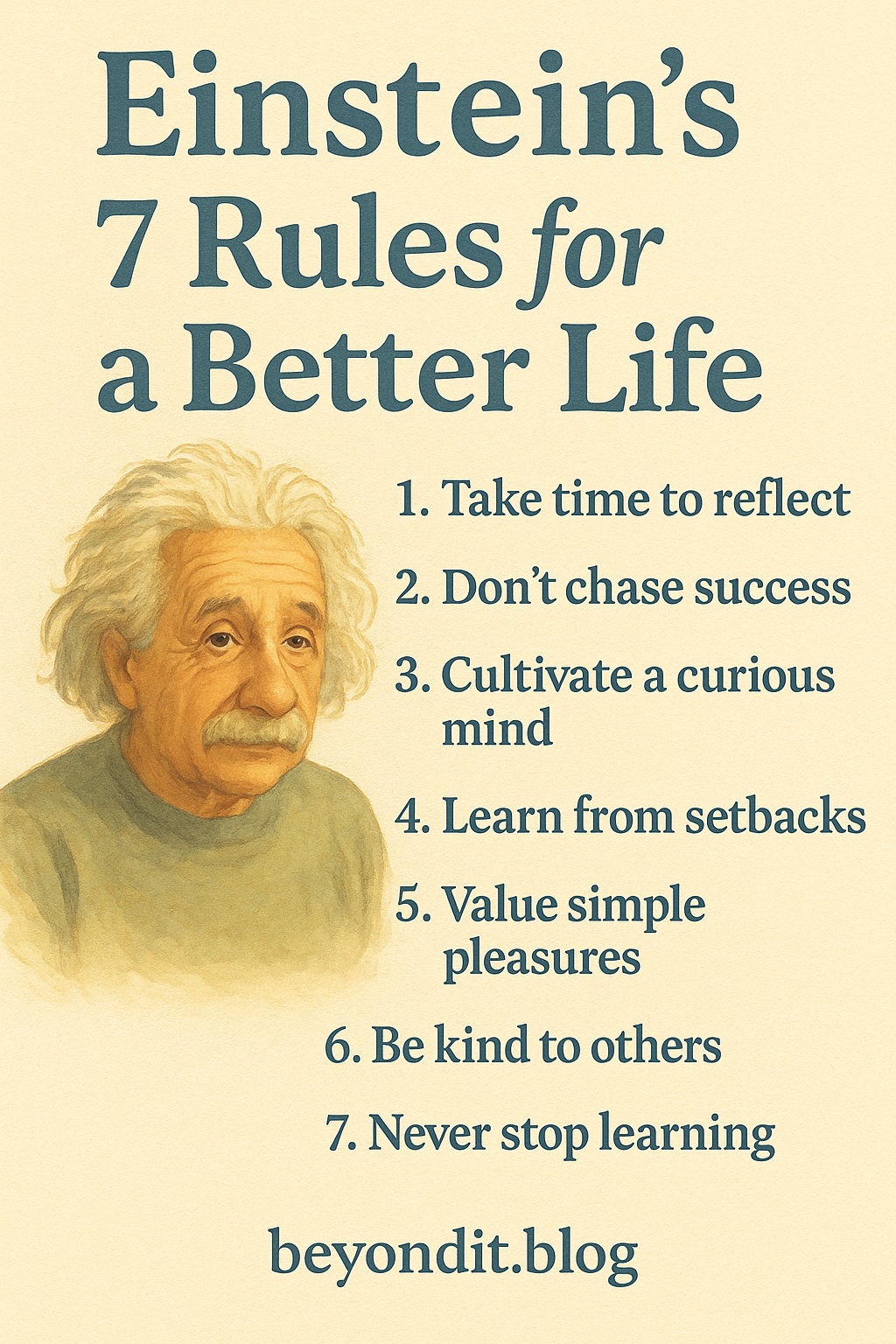 Einstein's 7 Rules for a Better Life: Unleashing Your Inner Genius