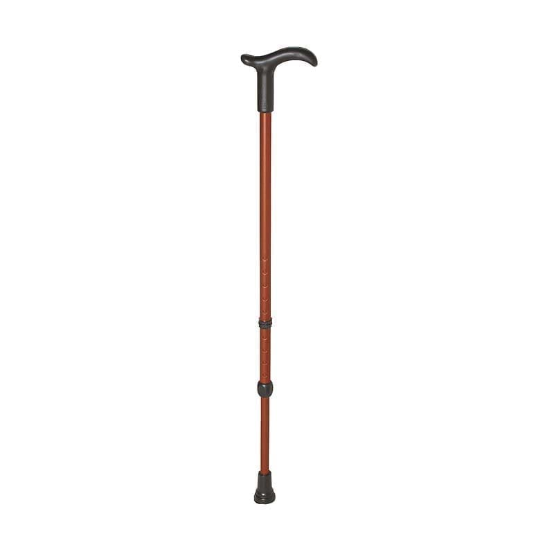 Rebotec Simplex  Walking Stick With Derby Handle - Chestnut Bronze