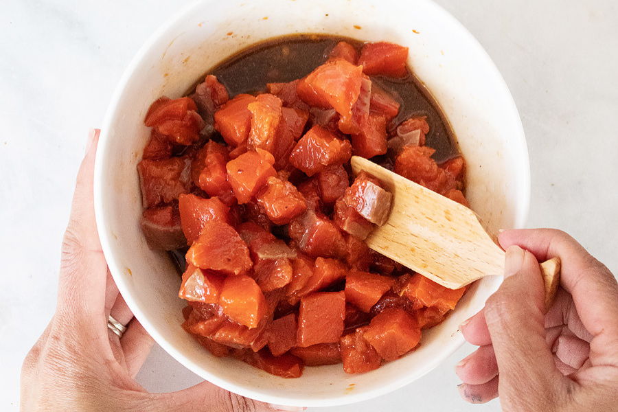 keto poke bowl