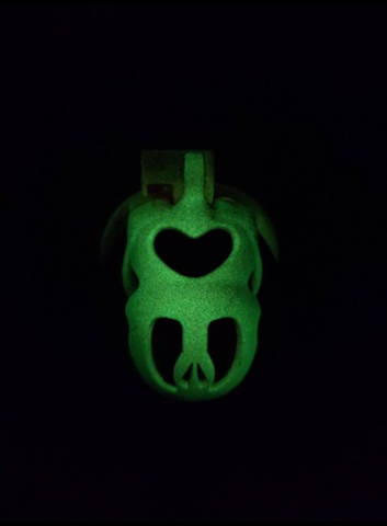Glow in the dark chastity device
