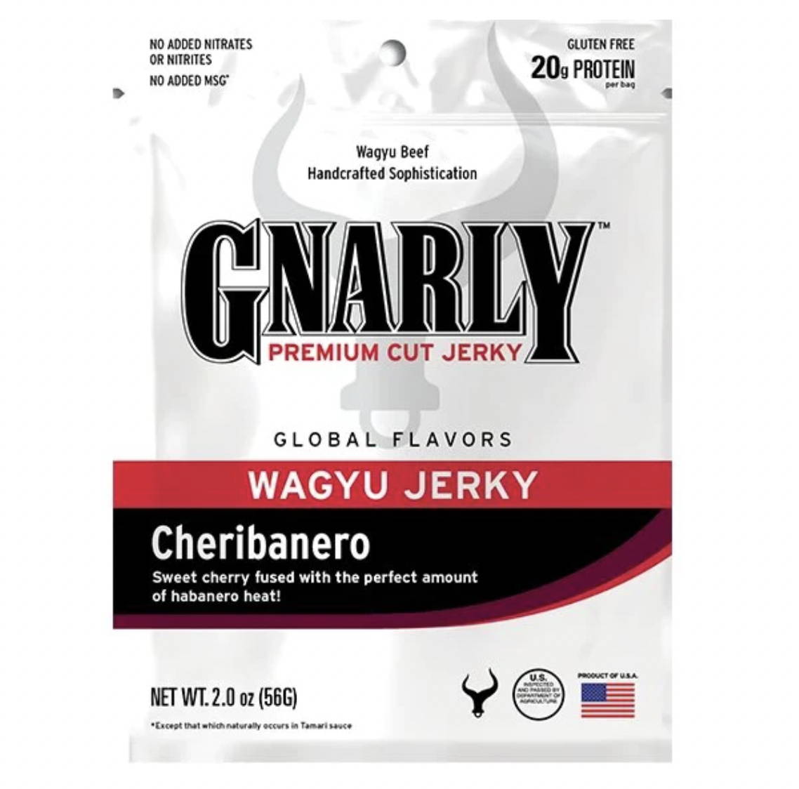 Gnarly Wagyu Jerky Cheribanero