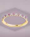 Shop pink sapphire and diamond etenrity ring - Pobjoy Diamonds