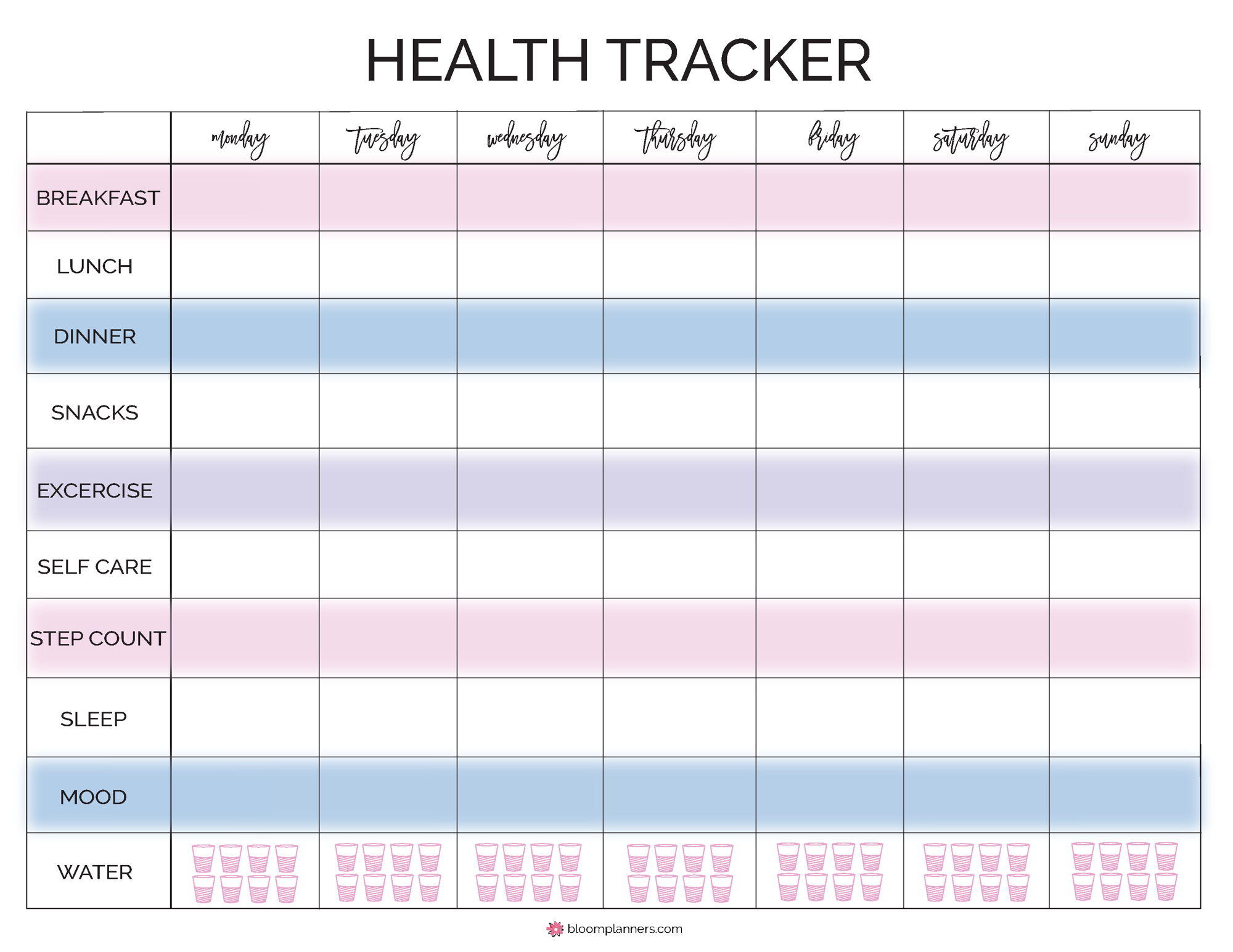 Printables Bloom Daily Planners