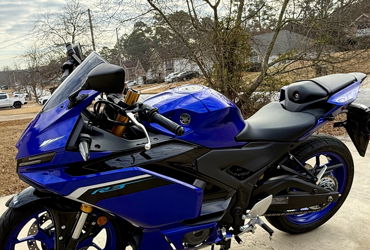 2025 YAMAHA YZF-R3 motorcycle for rent near McDonough, GA