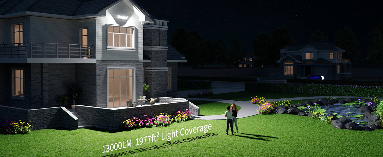 5 Heads 100W LED Outdoor Lights  for Yard