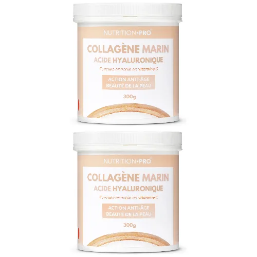 Collagène Marin & Acide Hyaluronique - Lot de 2