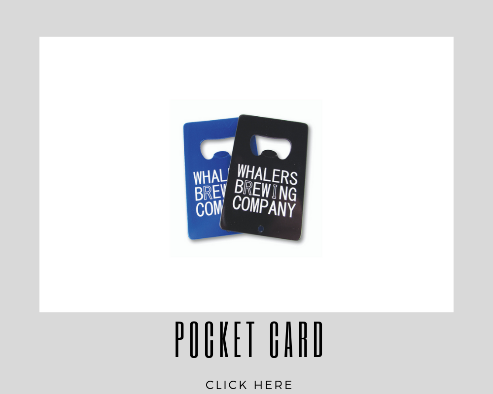 Corporate Pocket Card Custom Bottle Opener