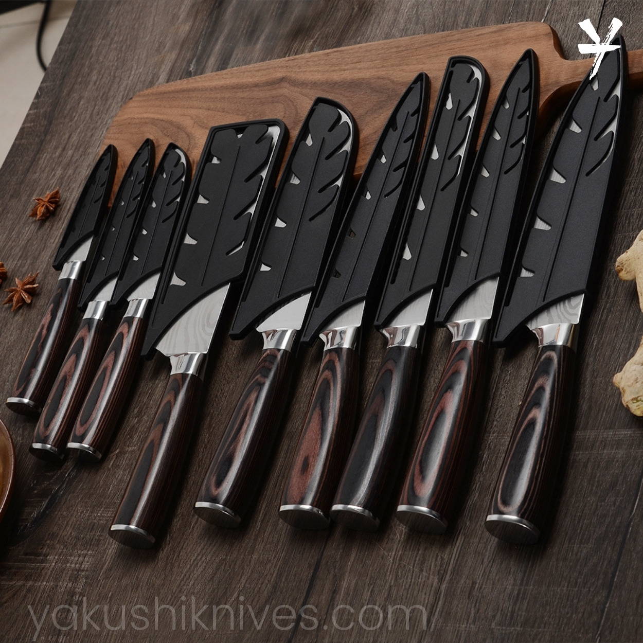 Best Kitchen Knife Set, Japanese Chef Knife Set, Damascus Knife Set, Professional Kitchen Knives
