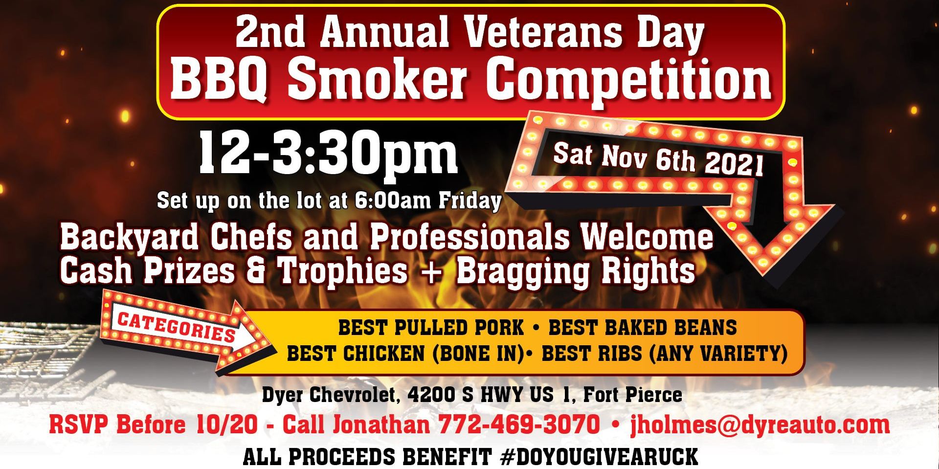 2nd Annual Veterans Day BBQ Smoker Competition promotional image
