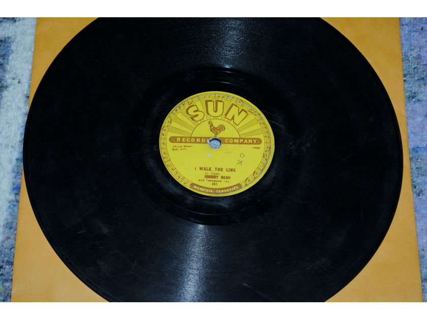 Johnny Cash - I Walk The Line / Get Rhythm Sun Label 78