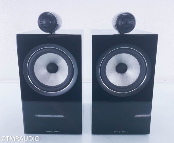 B&W 705 S2 Bookshelf Speakers; Piano Black Pair (NEW) (...