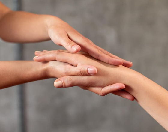 Hand- oder Fussmassage