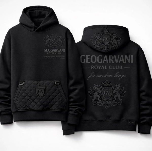 Black Royal Club Luxury Hoodie