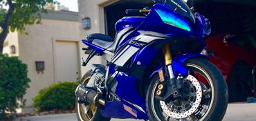 2012 YAMAHA YZF-R6 motorcycle for rent near San Diego, CA