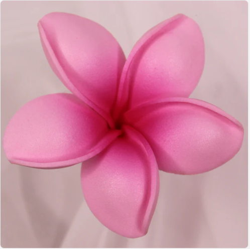 Petal Pink Frangipani Real Touch (6 Pack) - Realistic Artificial Flowers - Image 2