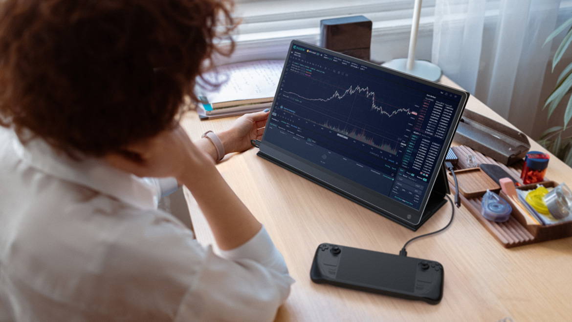 Games Portable Screen Steam Deck External Monitor 120hz 15.6 Inch