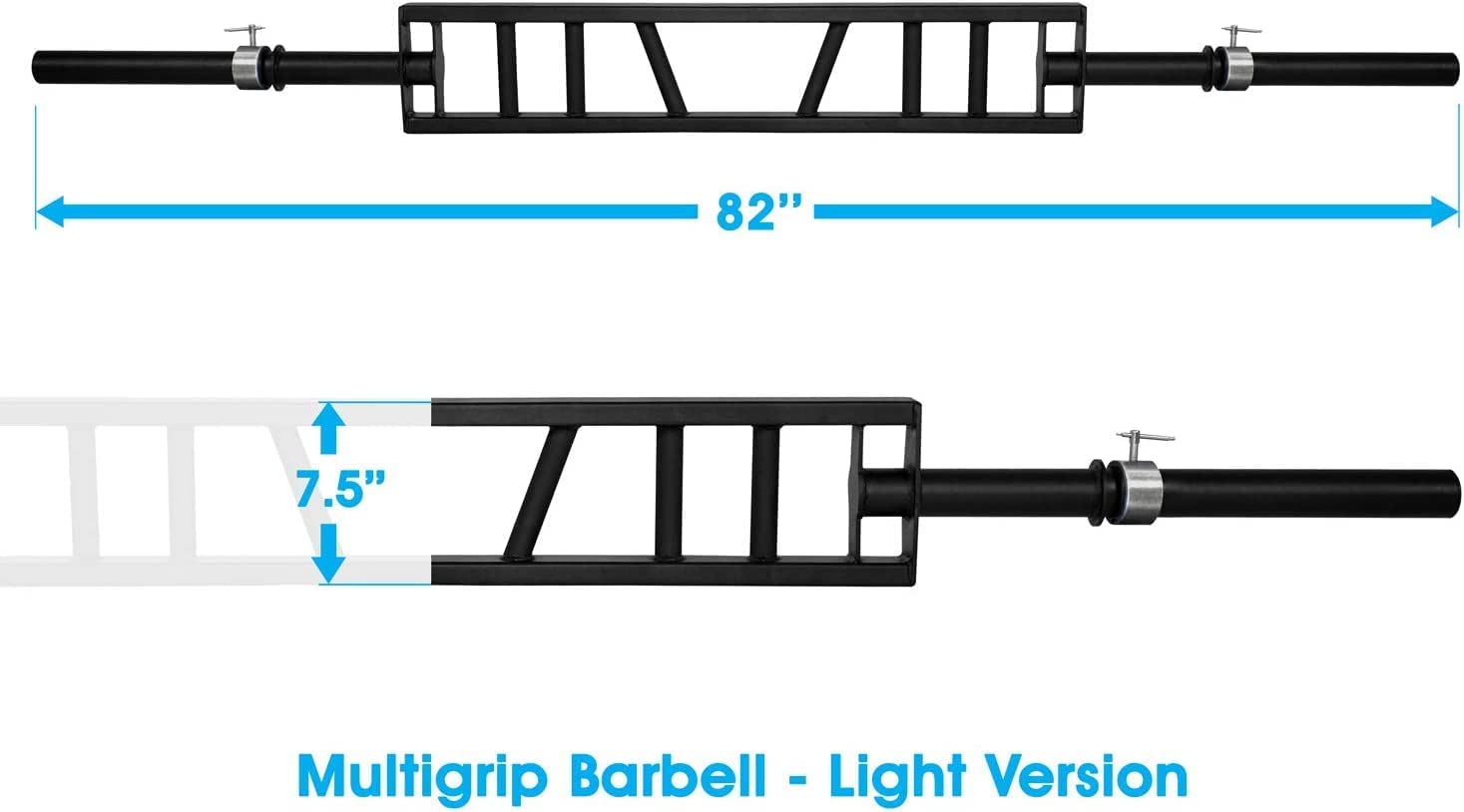 Yes4All Multi Grip Barbell sizes