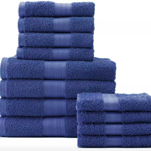 The Big One® 12-piece Bath Towel Set, Navy