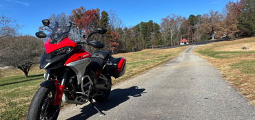 2022 DUCATI MULTISTRADA V4 S motorcycle for rent near Dahlonega, GA