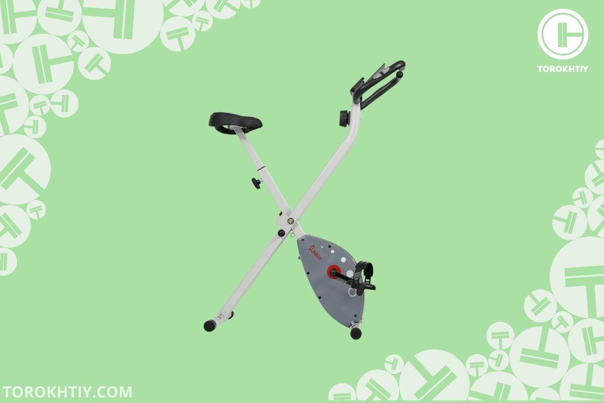 Foldable exercise bike 2025 for short person