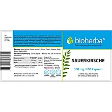 Sauerkirsche 380 mg 100 Kapseln