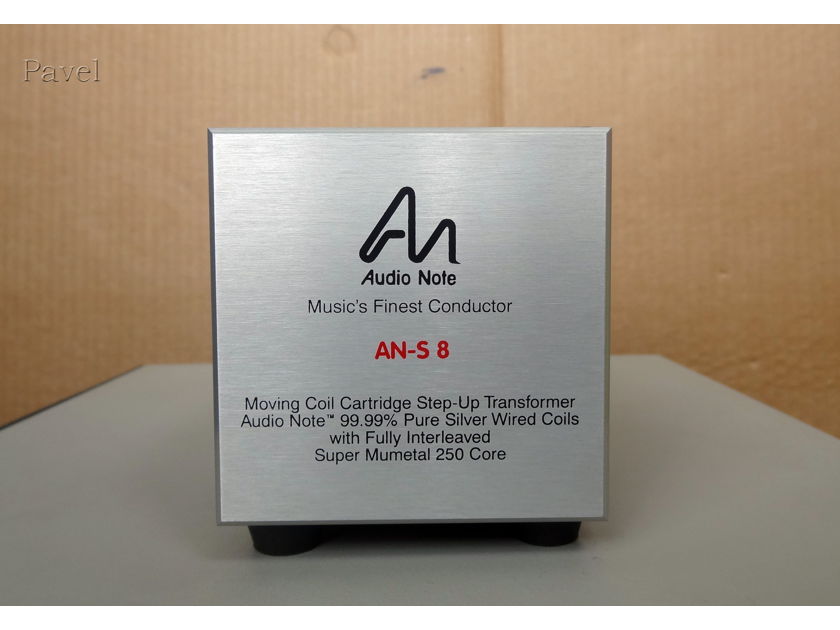 Audio Note  AN-S8 L MC Step Up Transformer SILVER