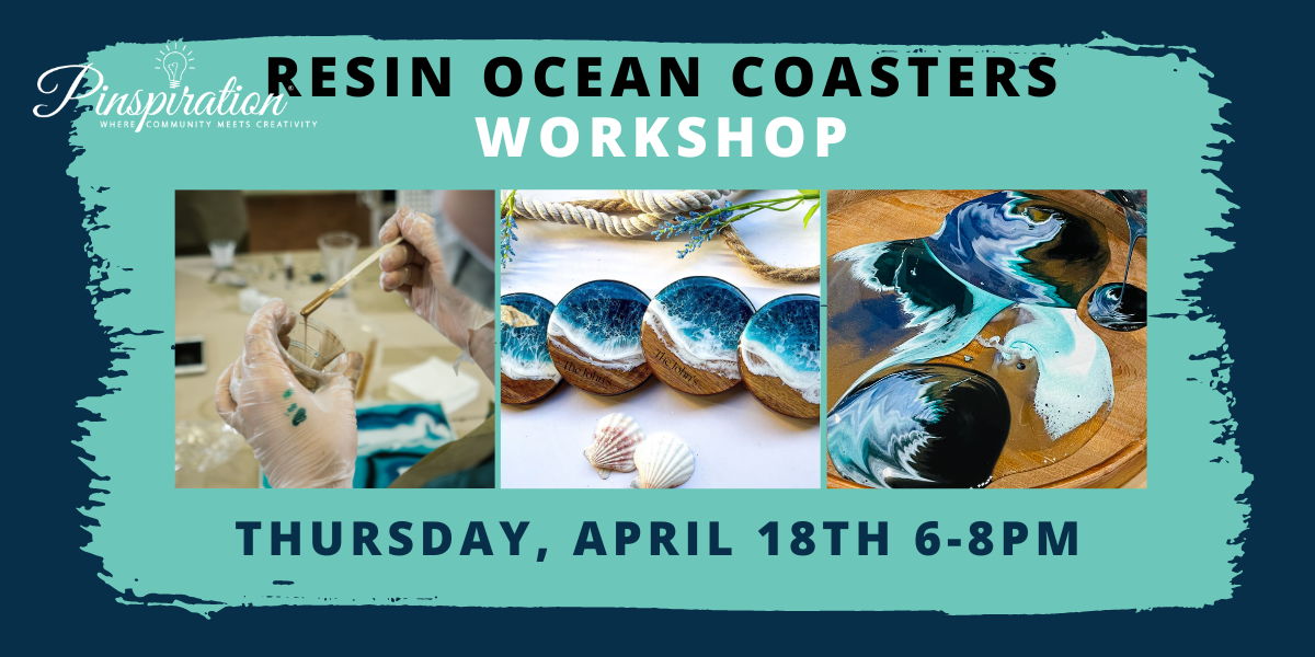 Resin Ocean Coasters Workshop promotional image