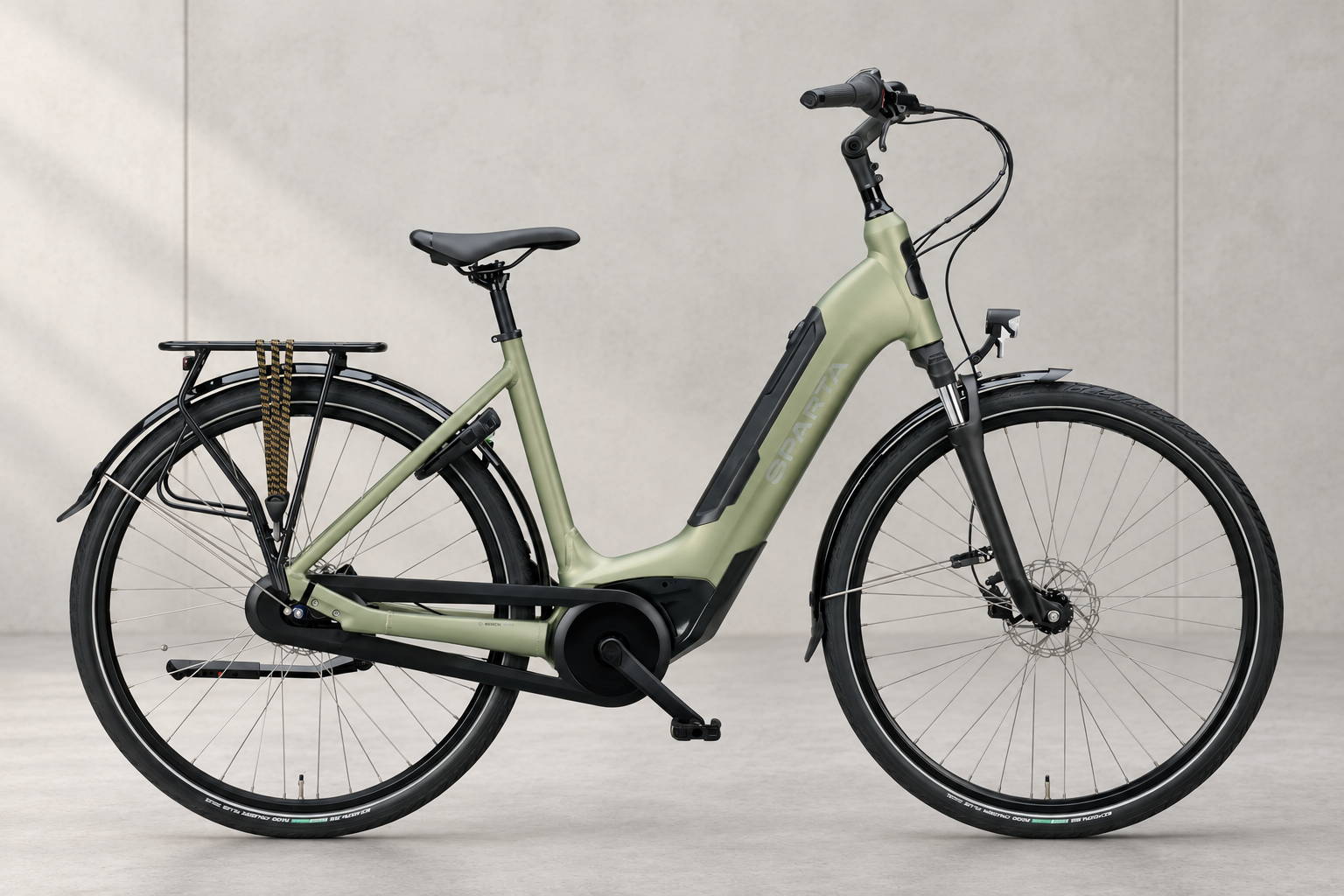 Sparta c-GRID Fit elektrische fiets met lage instap en 500 Wh-accu in het frame