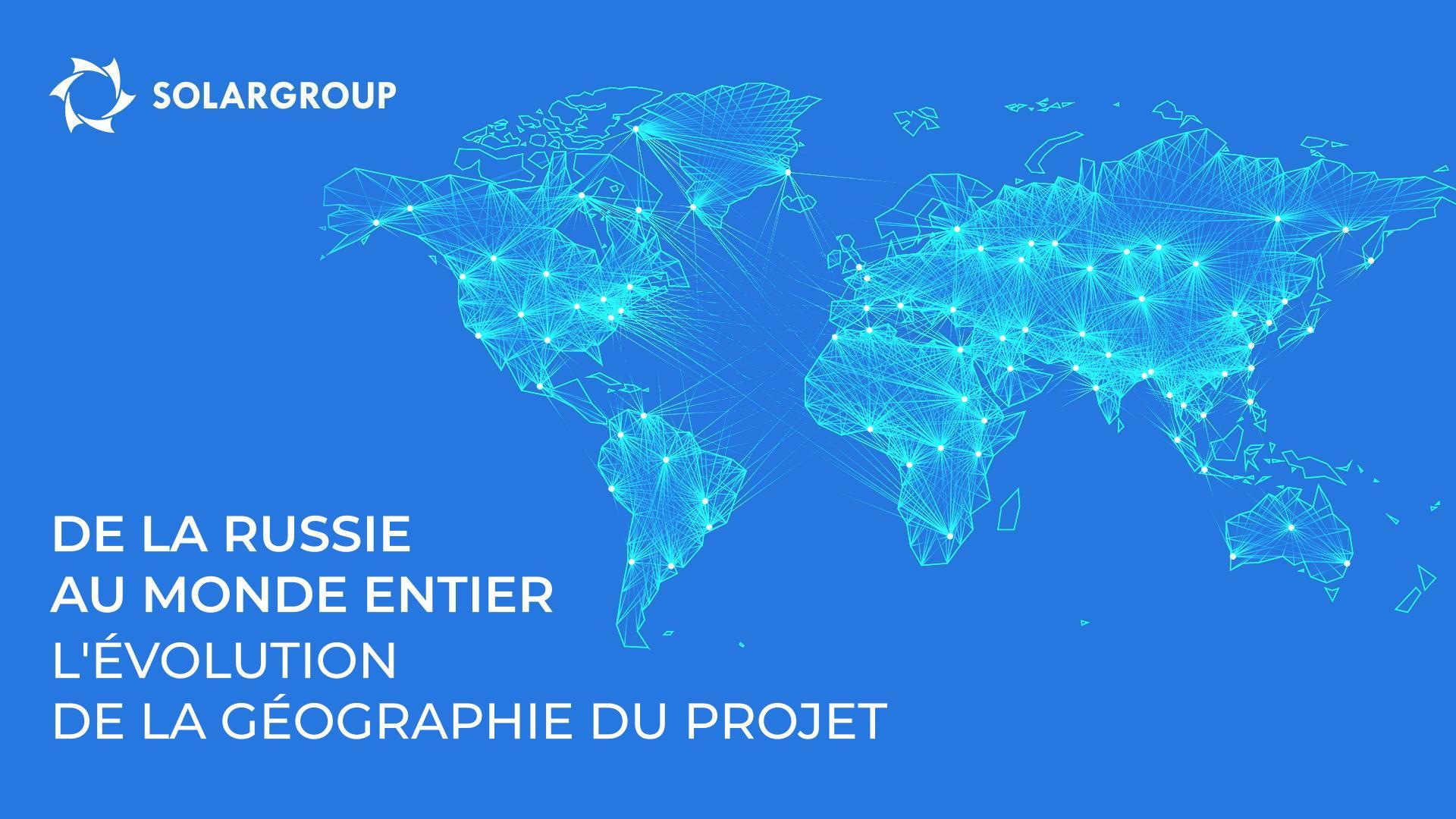 De la Russie au monde entier : l'évolution de la géographie du projet