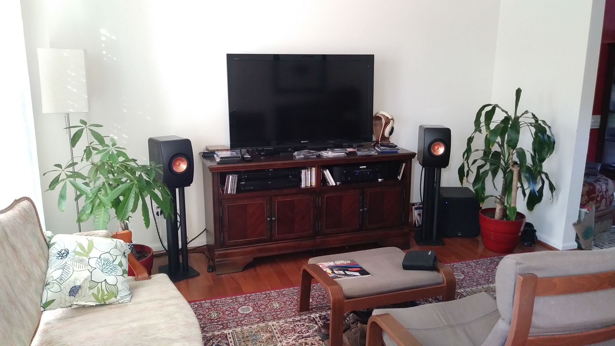 KEF LS50 setup