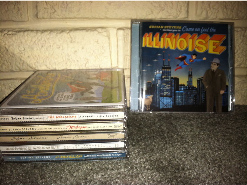 Sufjan Stevens - Lot of 6 CD / One is VERY RARE free shipping and Free Paypal