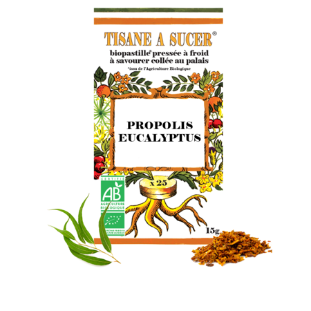 Pastilles propolis & eucalyptus bio