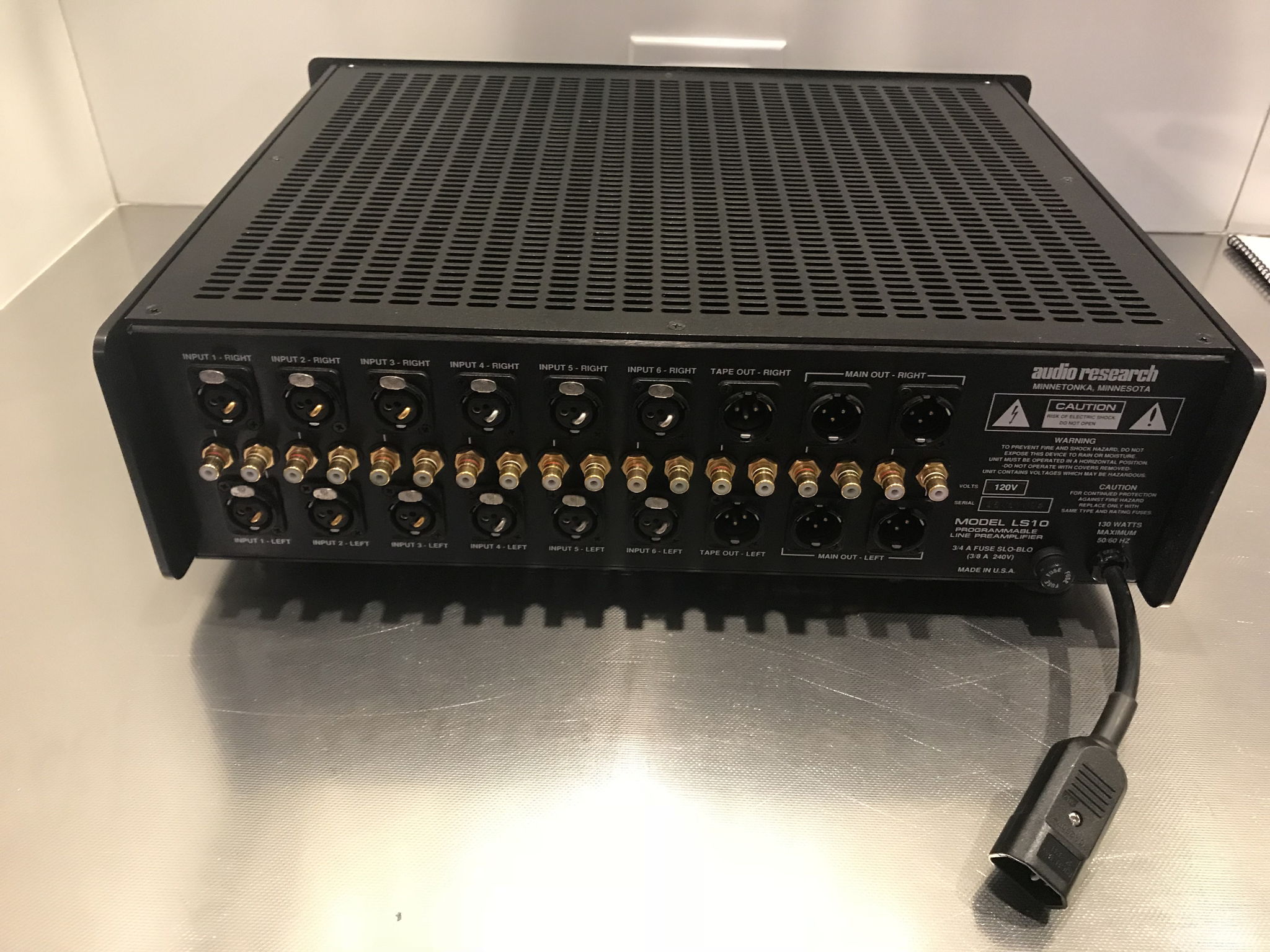 Audio Research LS-10 Programmable Line Stage 4